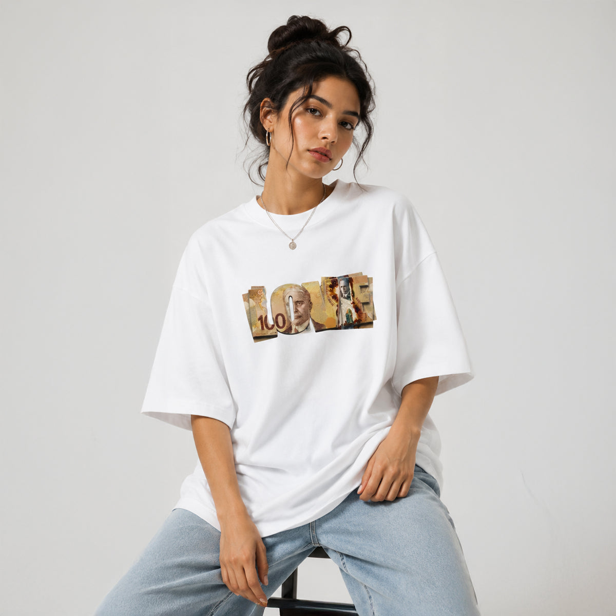 LOVE MONEY - Oversized Heavyweight T-Shirt