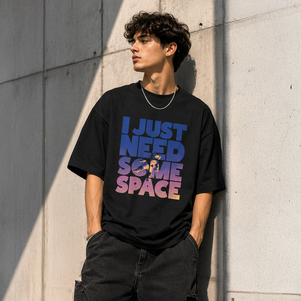 I JUST NEED SPACE - Oversized Heavyweight T-Shirt