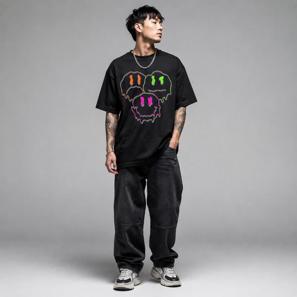 MELTED MOODS Oversized Heavyweight T-Shirt