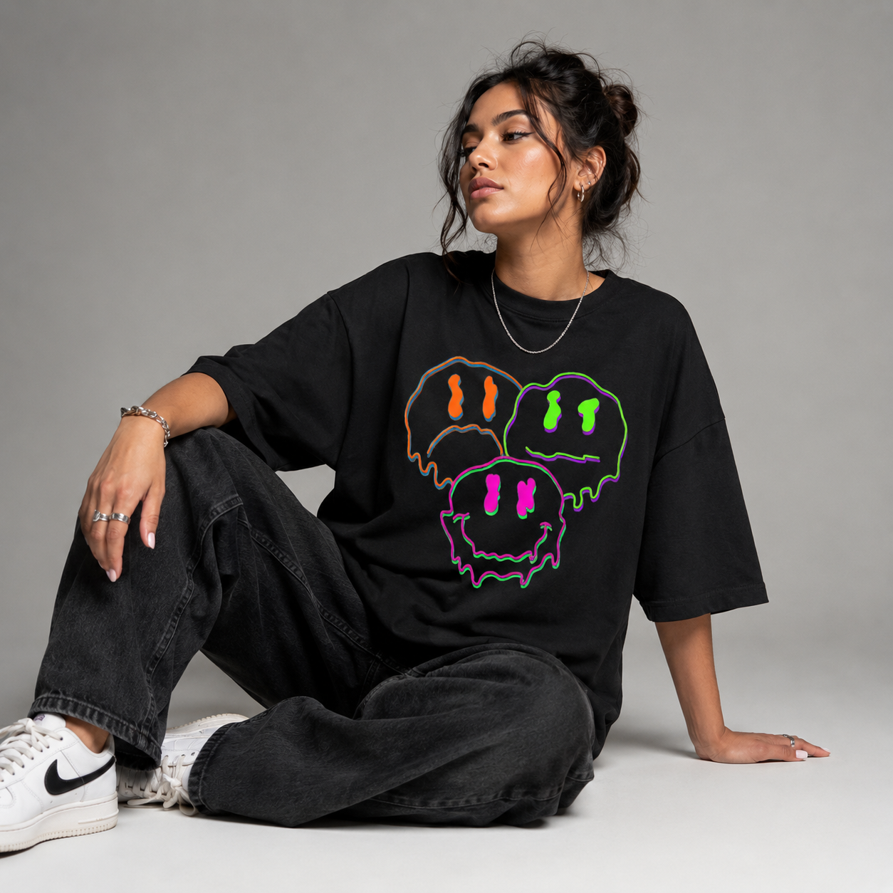 MELTED MOODS Oversized Heavyweight T-Shirt