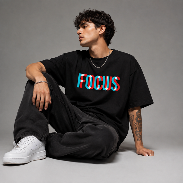 FOCUS - Oversized Heavyweight T Shirt