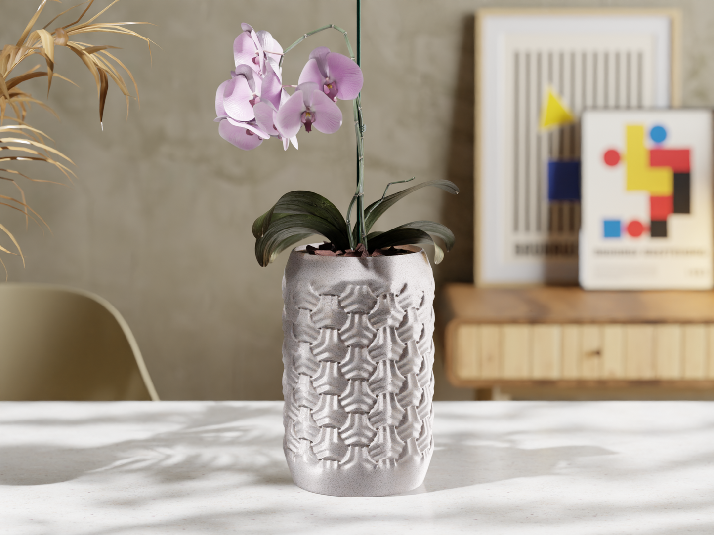 Embossed Texture Vase