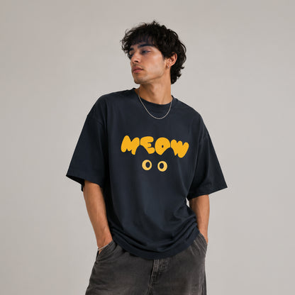 MEOW - Oversized Heavyweight T Shirt