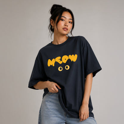 MEOW - Oversized Heavyweight T Shirt