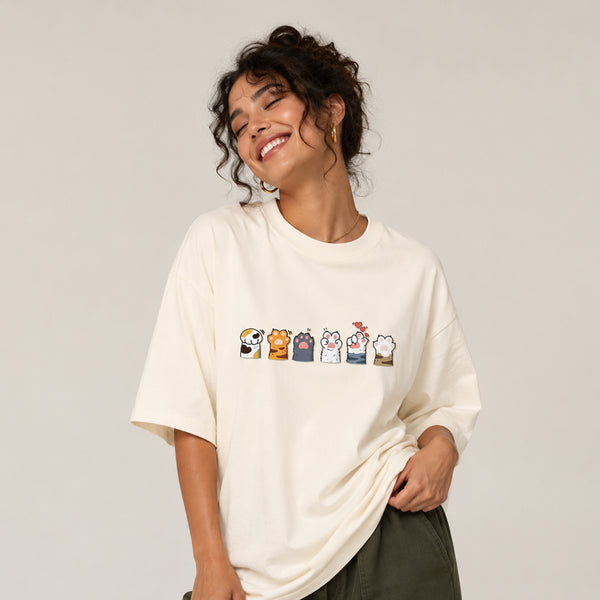 URBAN PAW SQUAD - Oversized Heavyweight T Shirt