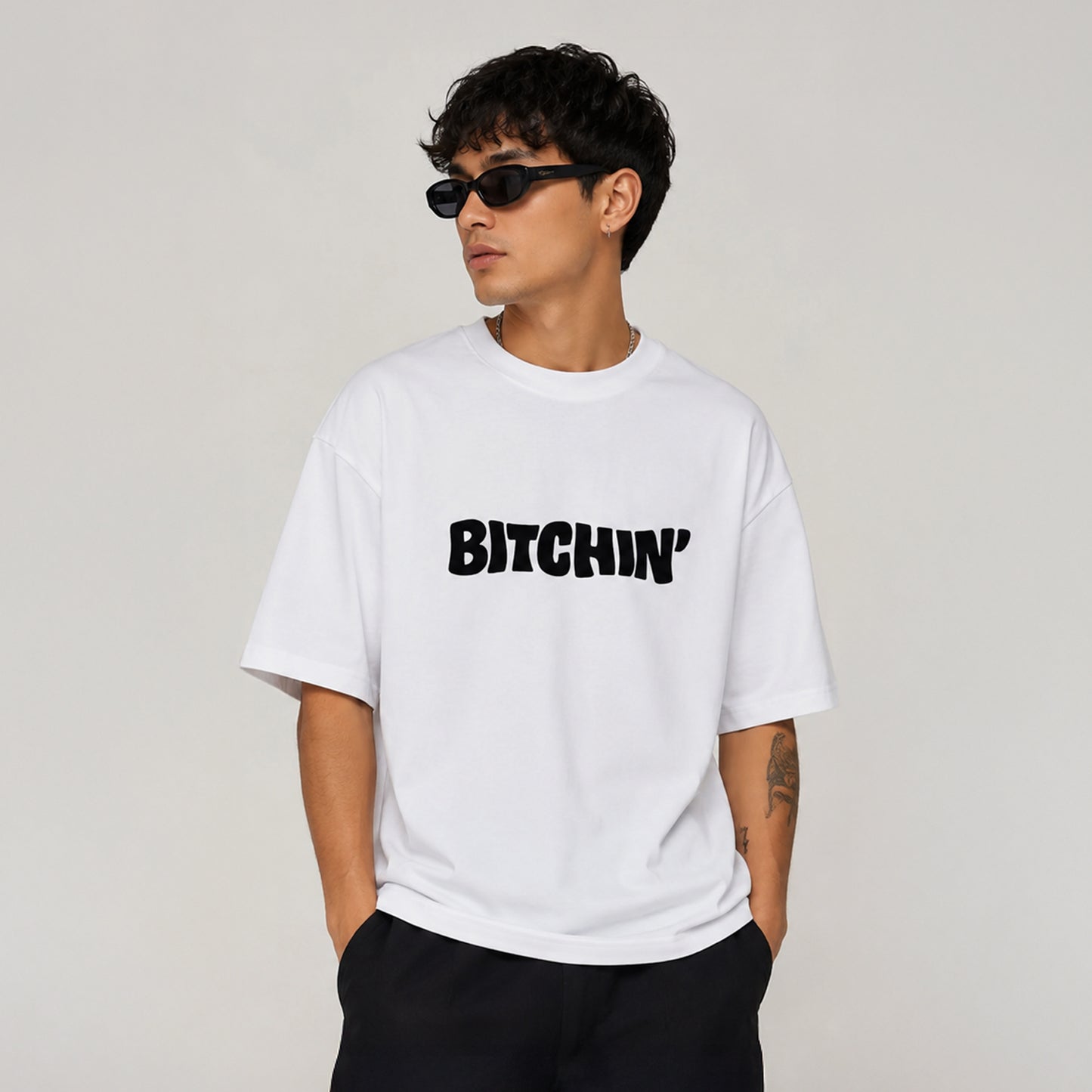 BITCHIN' - Oversized Heavyweight T Shirt