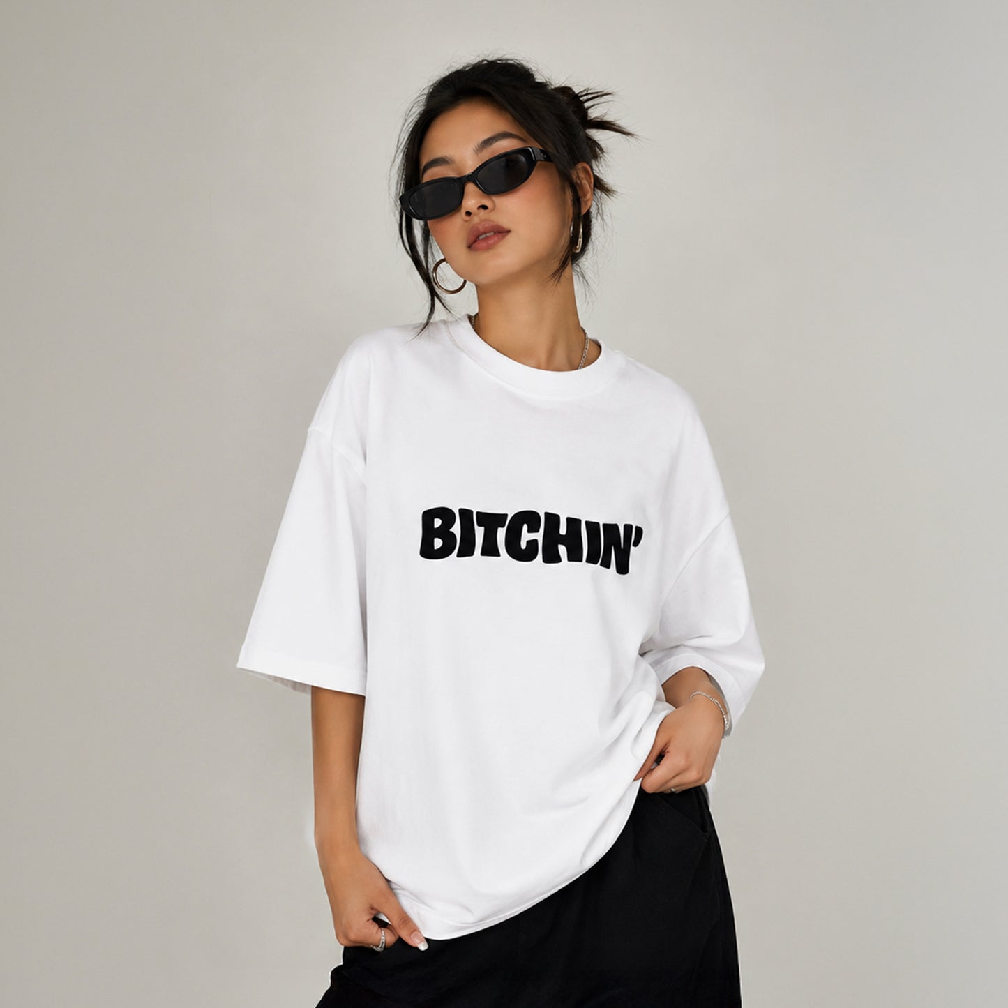 BITCHIN' - Oversized Heavyweight T Shirt