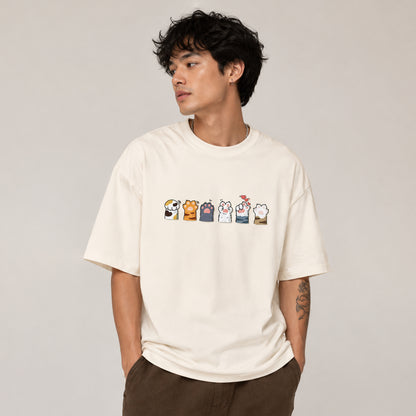 URBAN PAW SQUAD - Oversized Heavyweight T Shirt