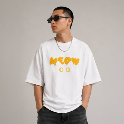 MEOW - Oversized Heavyweight T Shirt