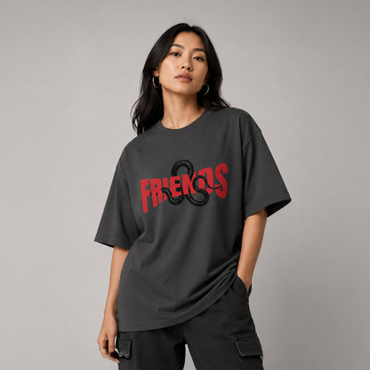 FRIENDS Snake - Oversized Heavyweight T Shirt