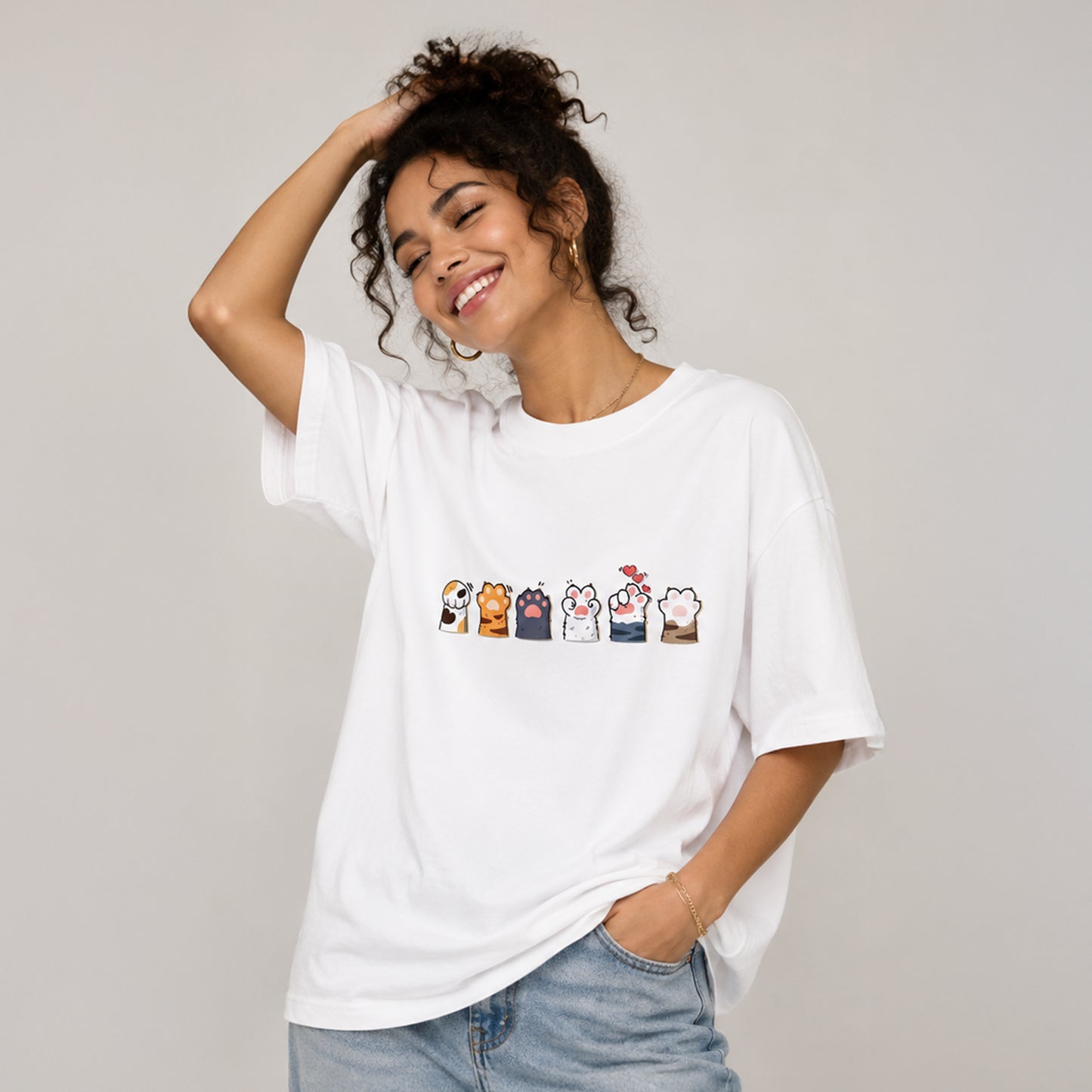 URBAN PAW SQUAD - Oversized Heavyweight T Shirt