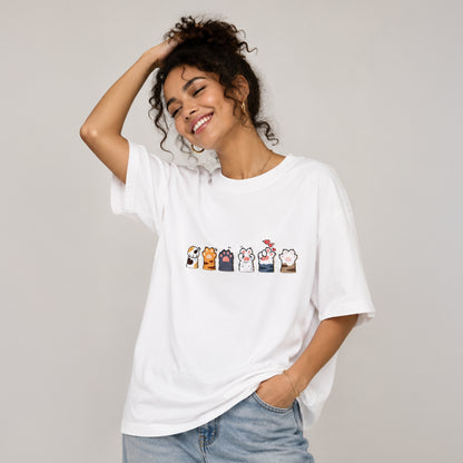 URBAN PAW SQUAD - Oversized Heavyweight T Shirt