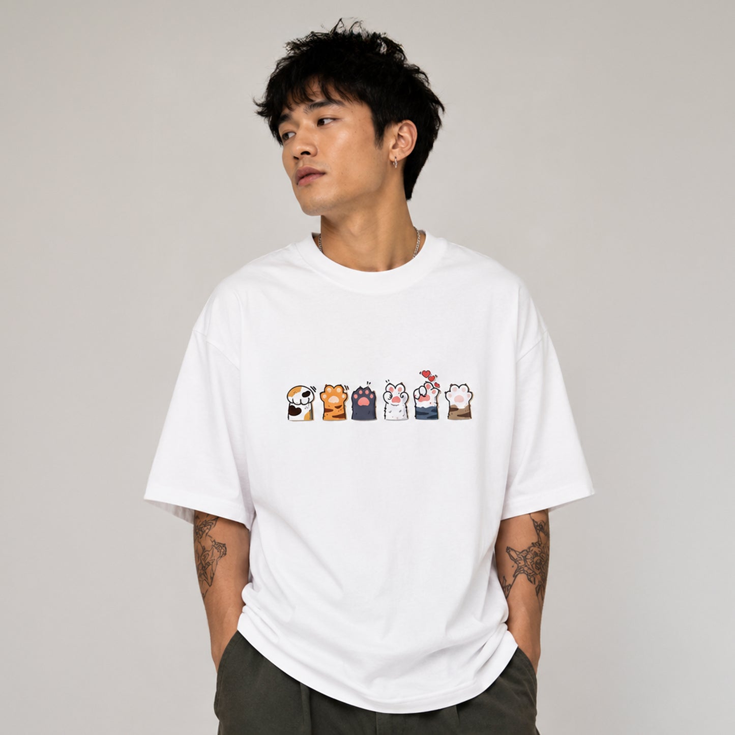 URBAN PAW SQUAD - Oversized Heavyweight T Shirt