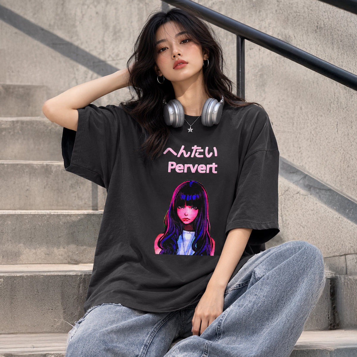 HENTAI PERVERT - Oversized Heavyweight T-Shirt