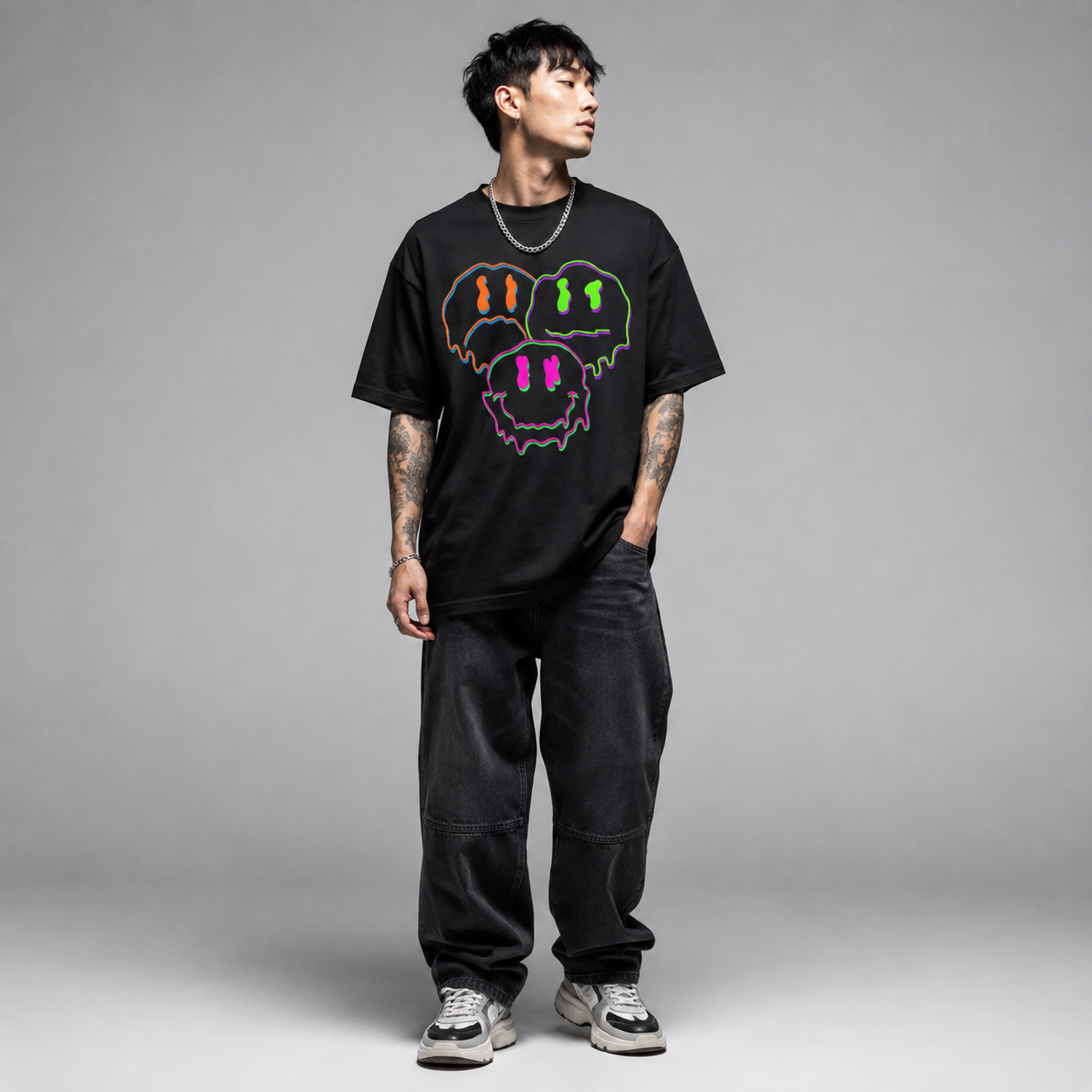 MELTED MOODS Oversized Heavyweight T-Shirt