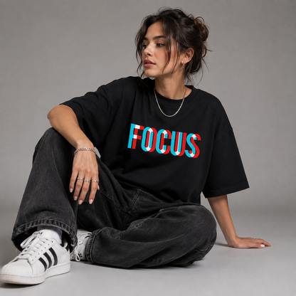 FOCUS - Oversized Heavyweight T Shirt