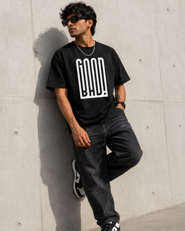 GOOD BAD - Oversized Heavyweight T Shirt