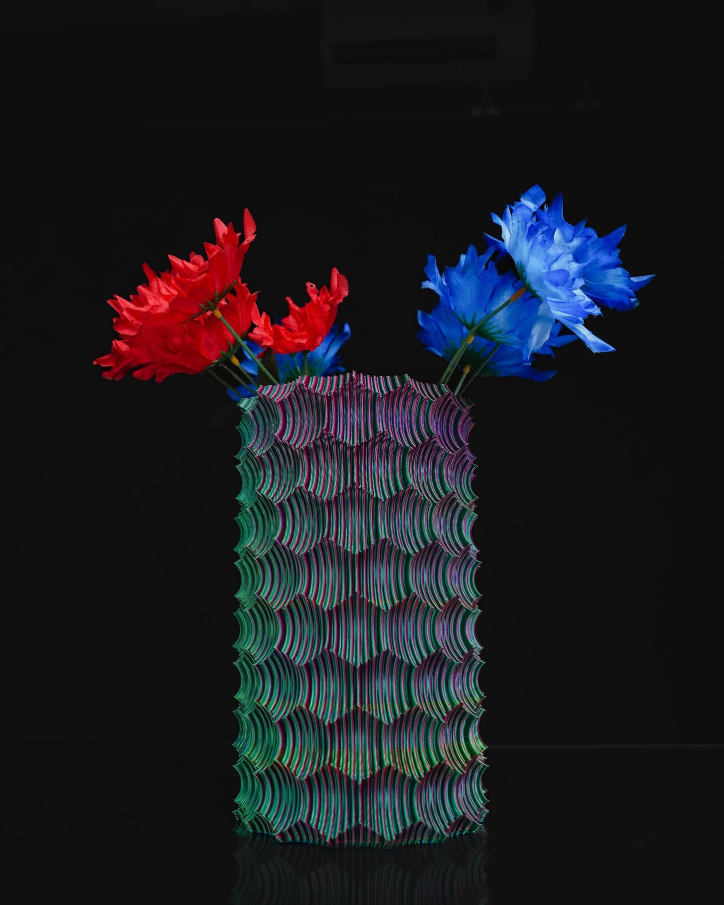 Prism Wave 3D Vase