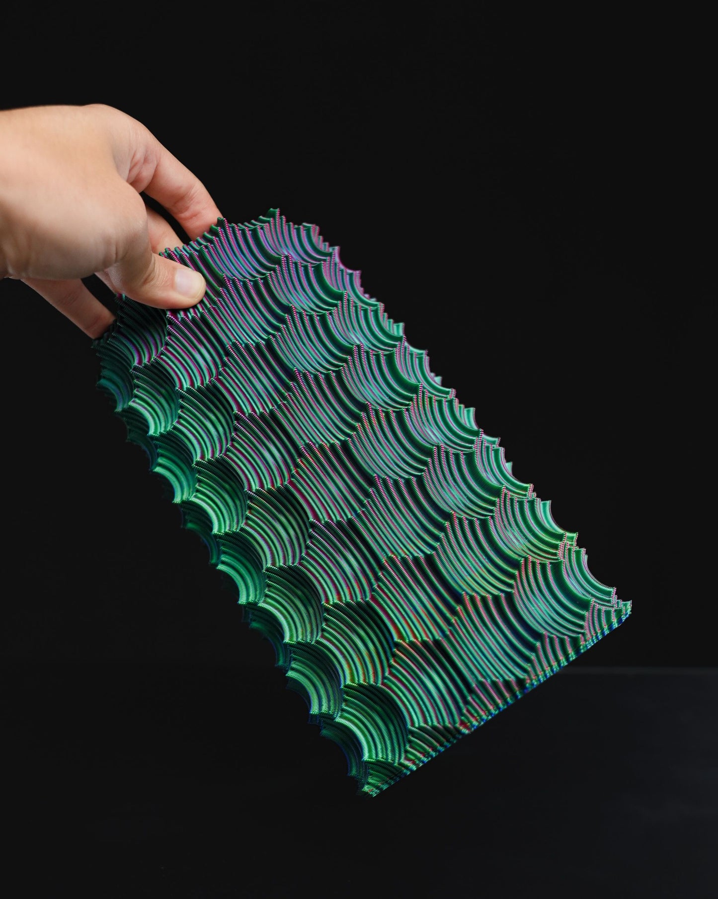 Prism Wave 3D Vase
