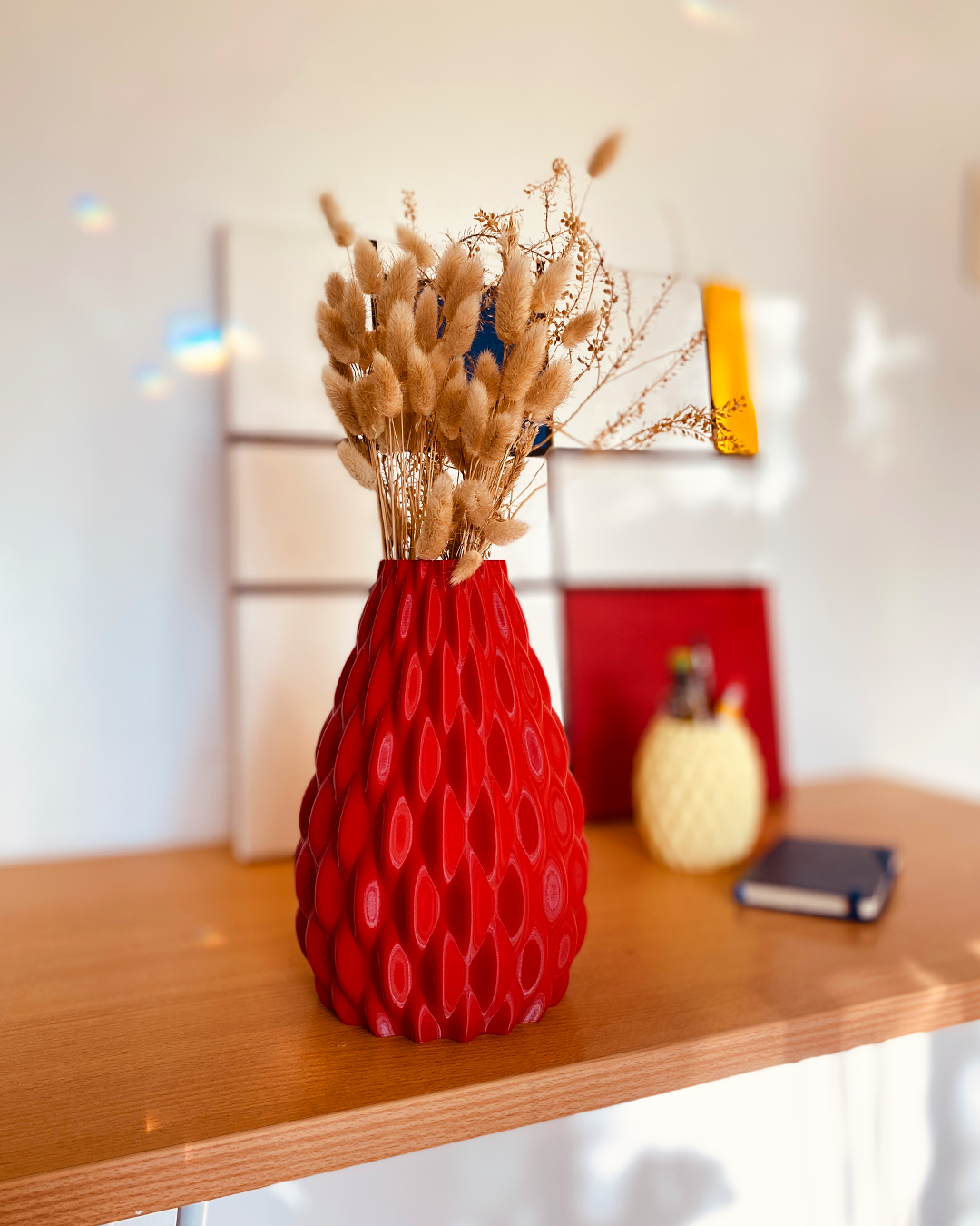 Wavy Textured Vase