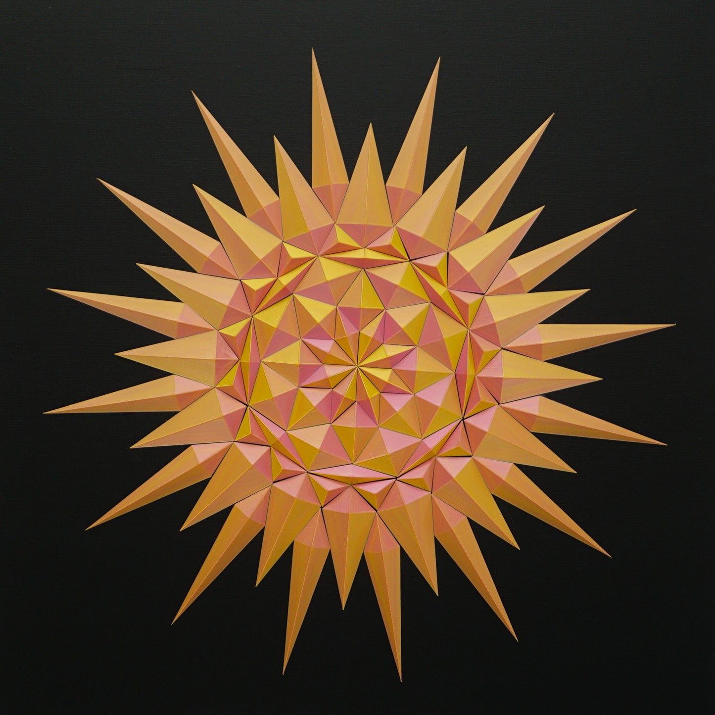 Geometric Sunburst Wall Art