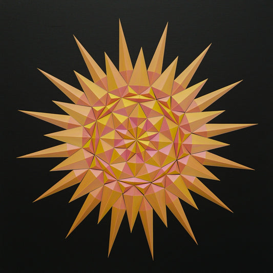 Geometric Sunburst Wall Art