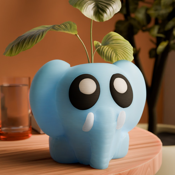 Chubby Elephant Planter