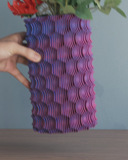 Prism Wave 3D Vase