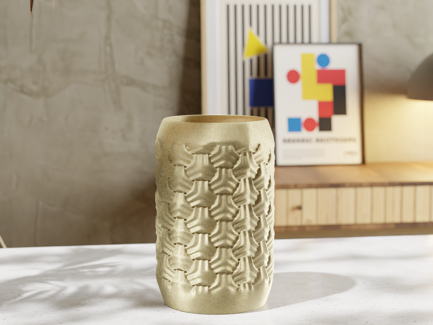 Embossed Texture Vase